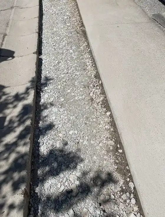 Geschlossene Naht nach dem Walzen, Ipsheim, März 2025